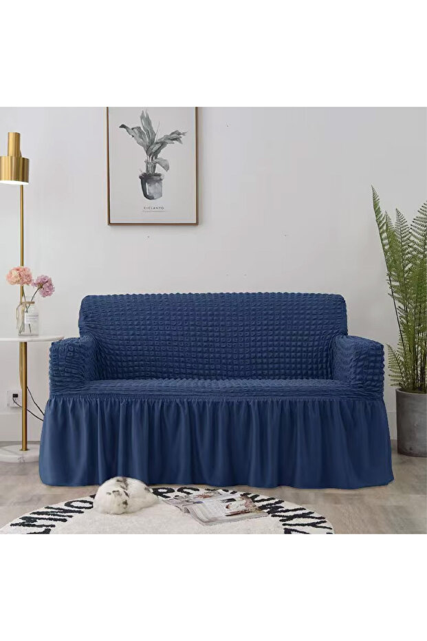 غطاء أريكة مزدوج المقعد – قابل للتمدد - 1