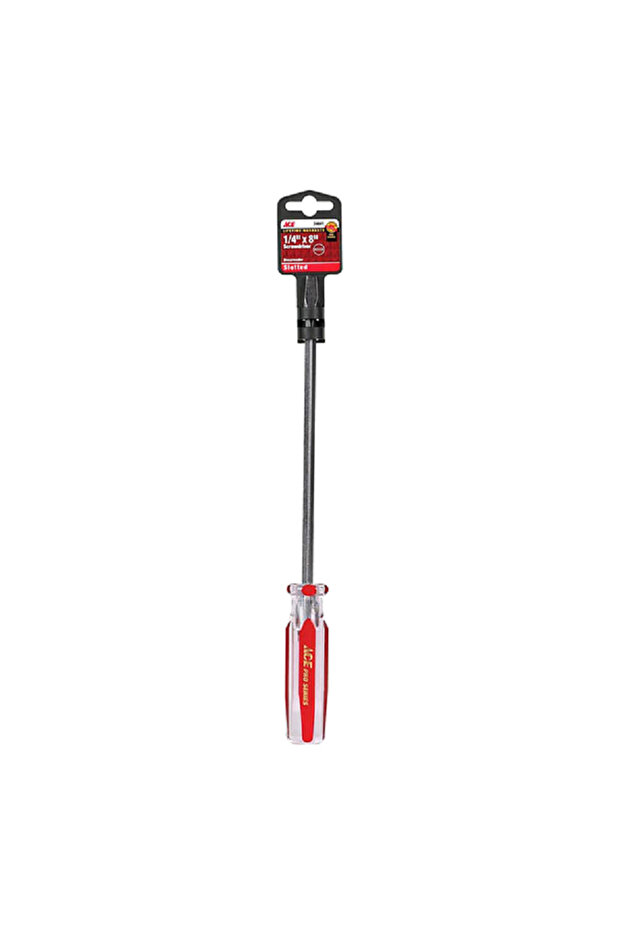 Flat Screwdriver 1/4 x 8inch - 1