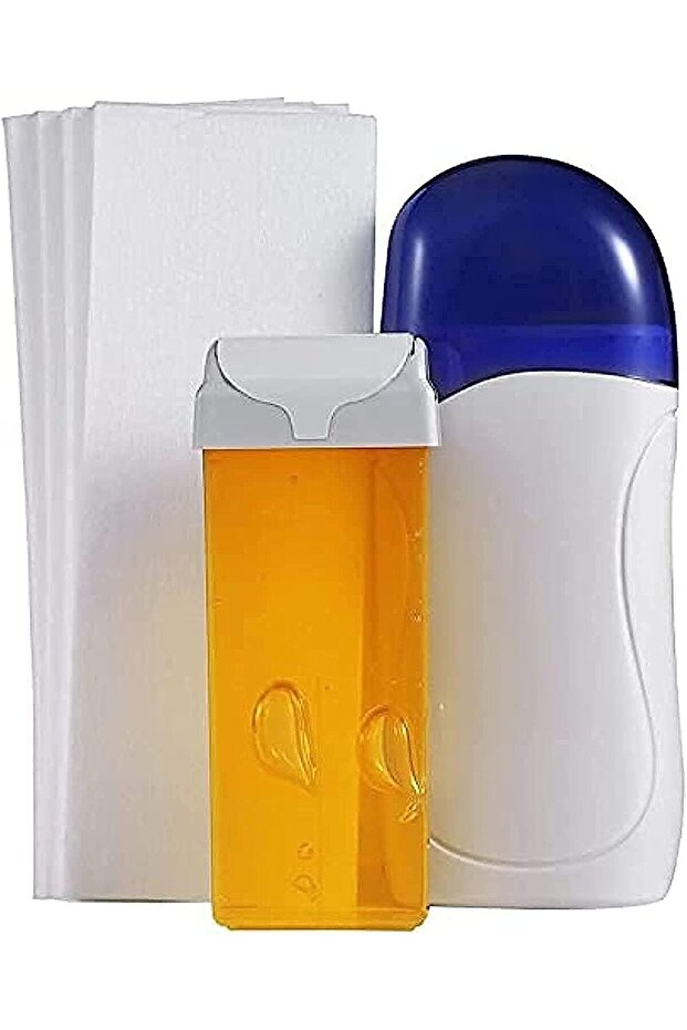Wax Epilator, Removal Machine Set Wax Heater Warmer with Wax Cartridge and Depilatory Paper