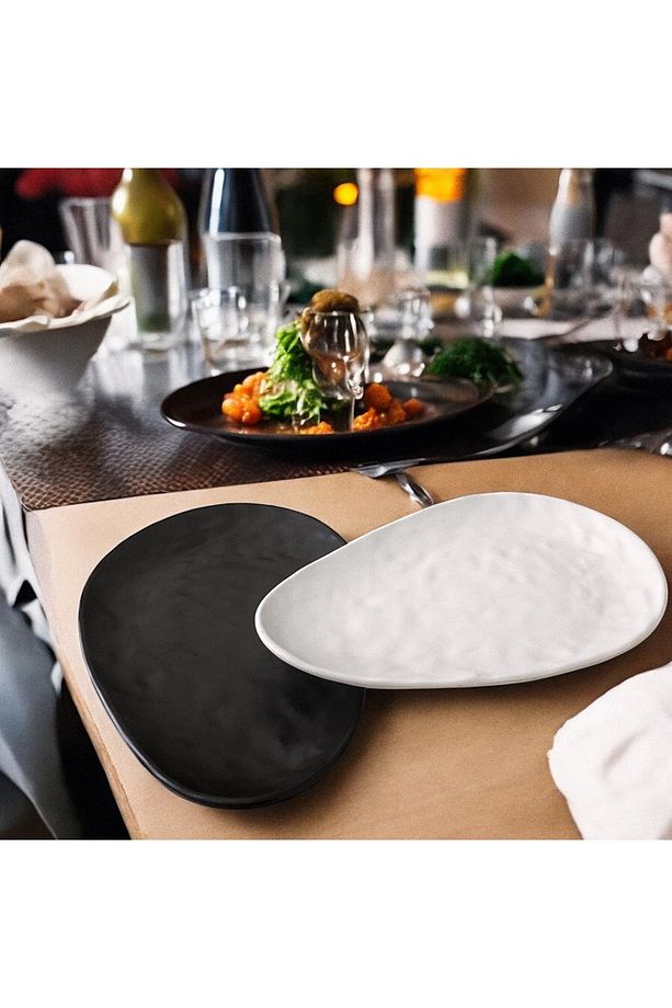 Kayık Tabak Sunum tabağı 2 adet x 30 cm - 6