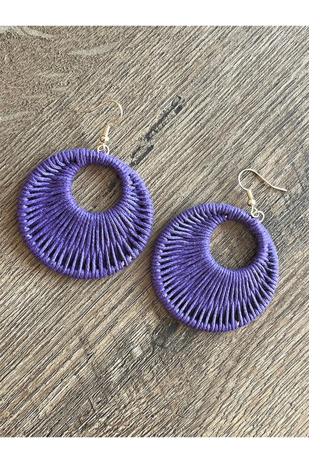 Bohemian Style Round Rope Earrings
