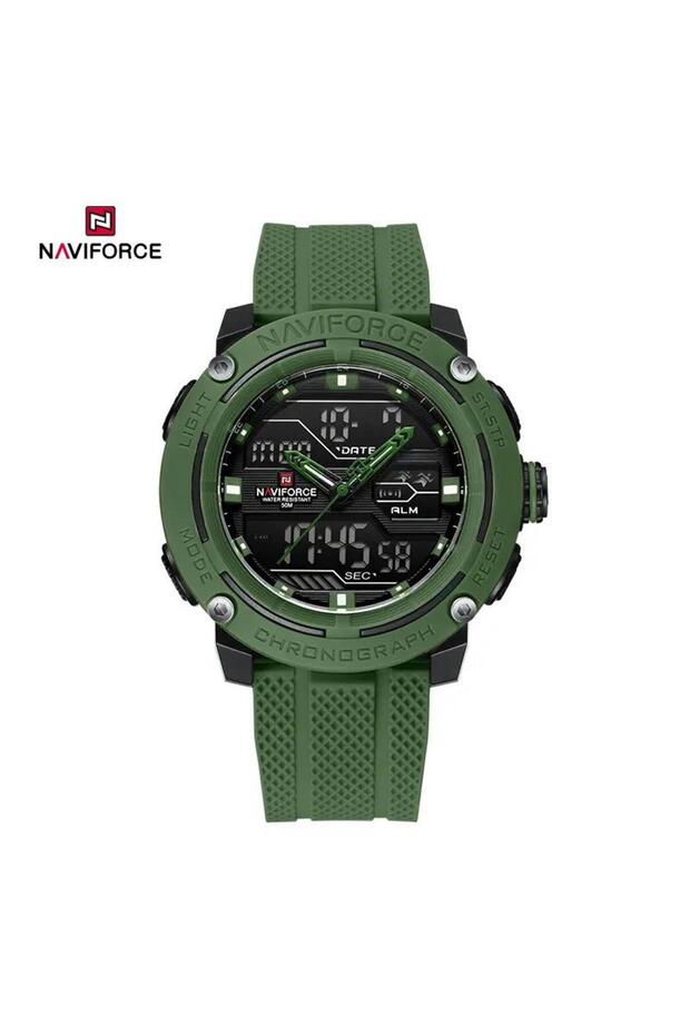 Navi̇force Sport Men's Watch with Alarm, Chrono, Lighting