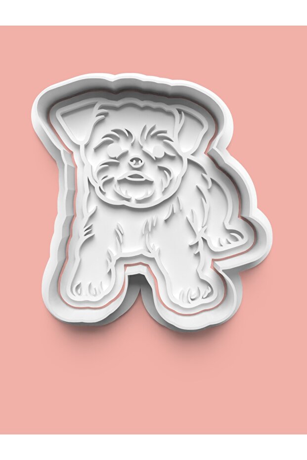 Brussels Griffon Dog Figure Cookie Mold and Sugar Dough Mold 0323-Brussels Griffon