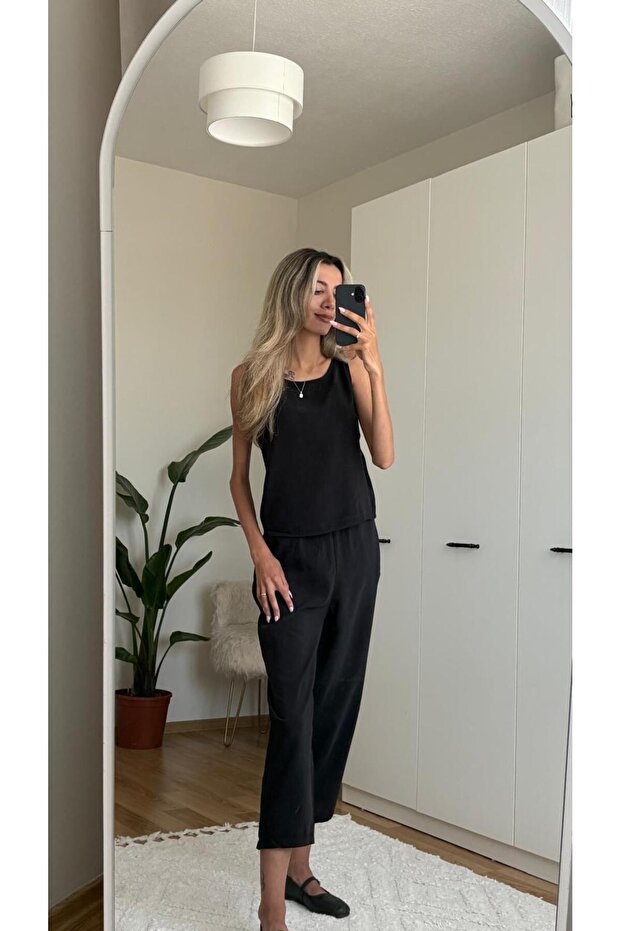 مجموعة سراويل بلوفر من القماش من آيروبين - 1