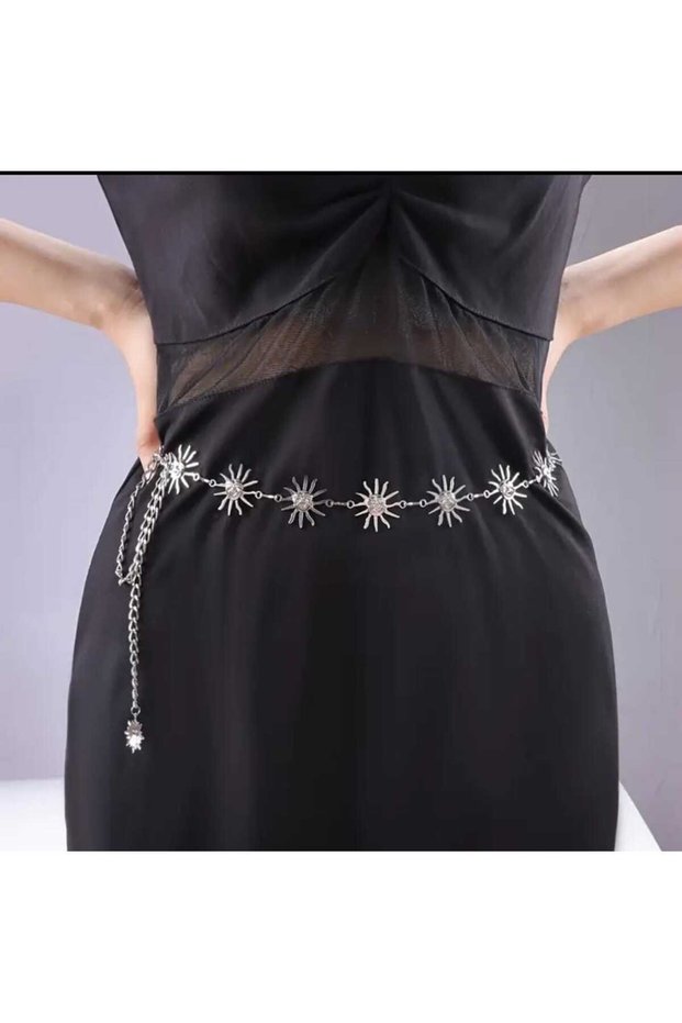 Güneş Women's Waist Cord Waist Chain Detailed Adjustable Belt