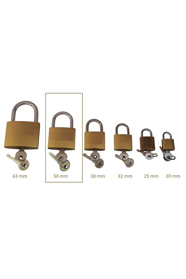 Asma Lock 50mm Yellow - 6