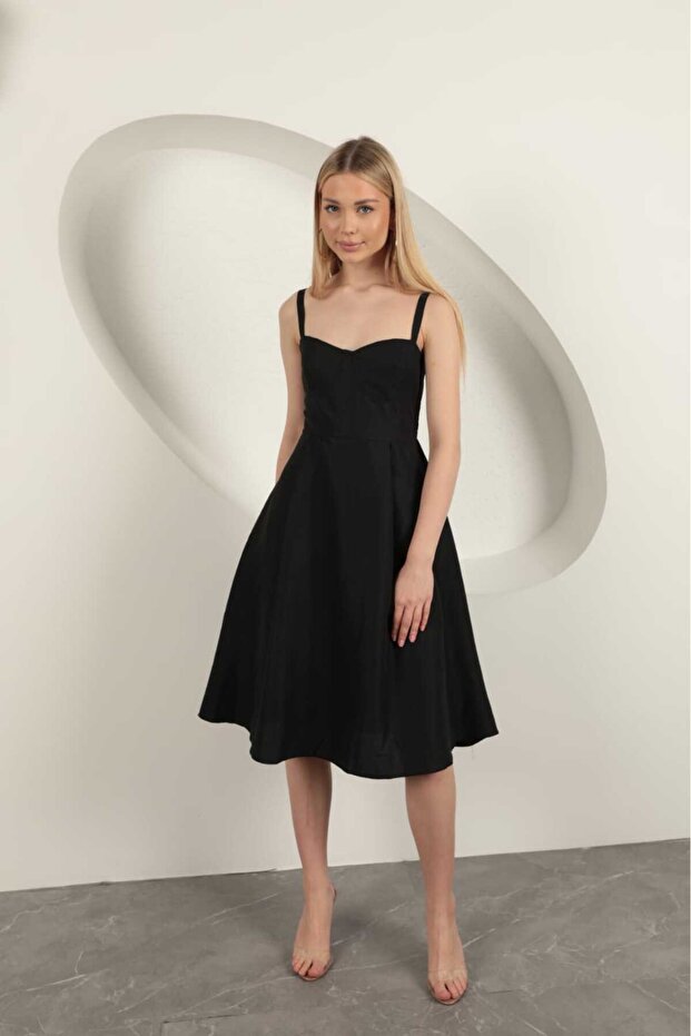 ModaPerla Asklı midi elbise - 2