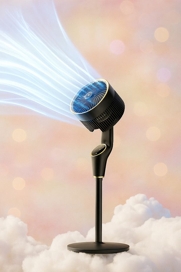 Akıllı Kontrollü Sessiz Vantilatör – 360° Salınım, 7 Kademe, Gece Modu ile Serin Konfor - 3