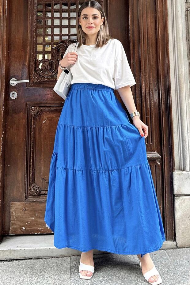 Women's Blue Skirt - 700-3574