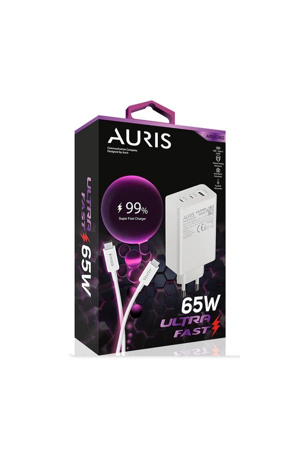 ARS-Ch65 65 Watt Usb To Type C Saliseli Ultra Fast Hızlı Şarj Aleti Seti - 1