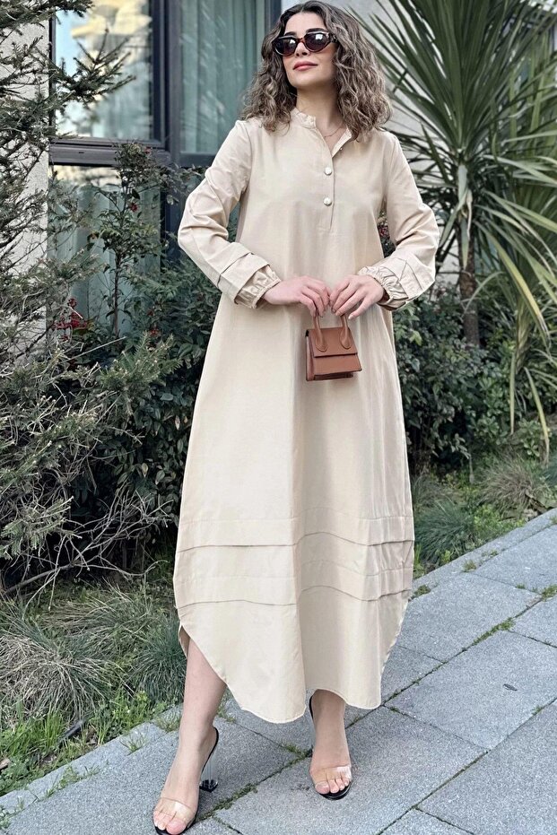 Women's Beige Dress - 700-3517