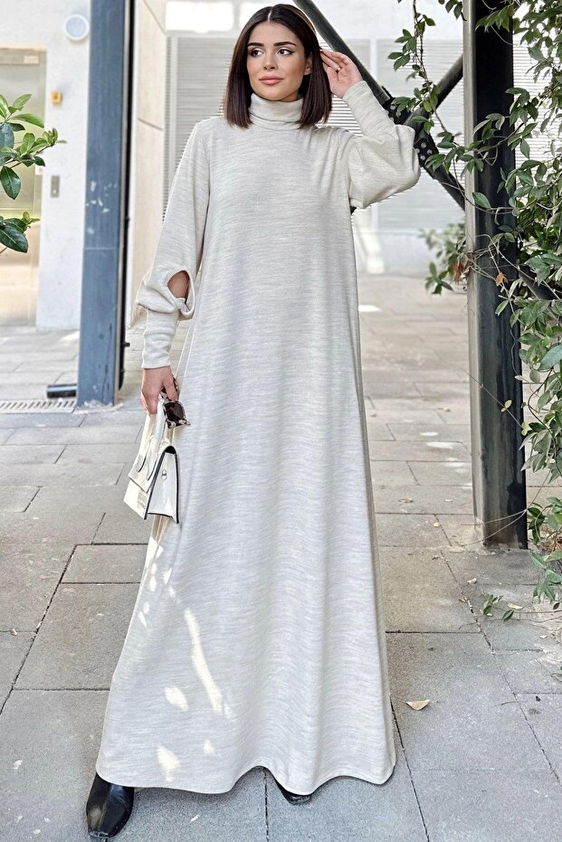 Women's Beige Dress - 700-3444