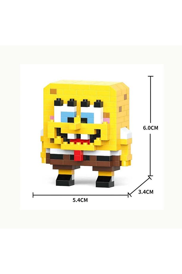 Sünger Bob Mini | SpongeBob SquarePants Temalı Koleksiyon Figürü | 6+ Yaş İçin Hediye Seti - 4