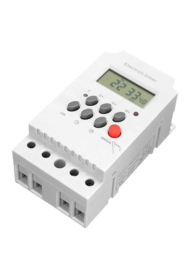 AC 220V 25A Din Programmable Electronic Digital Timer Switch - 1