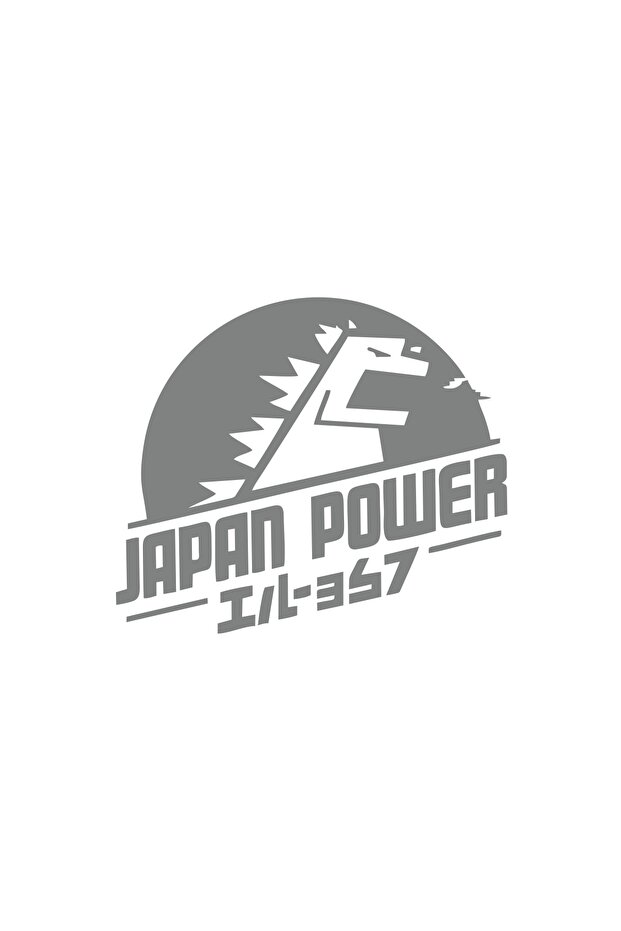 Japan Power Car Sticker 17X17 cm Gray