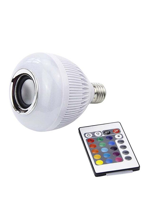 مصباح LED بتقنية بلوتوث SpeaJS1 أبيض/أزرق
