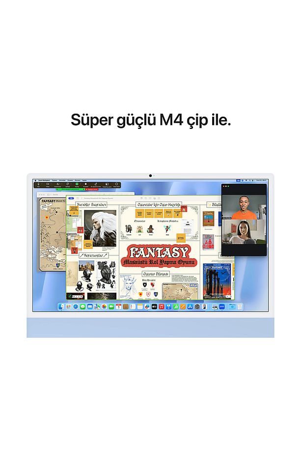 24-inch iMac with Retina 4.5K display: Apple M4 chip with 10‑core CPU and 10‑core GPU, 24GB, 5 - 6