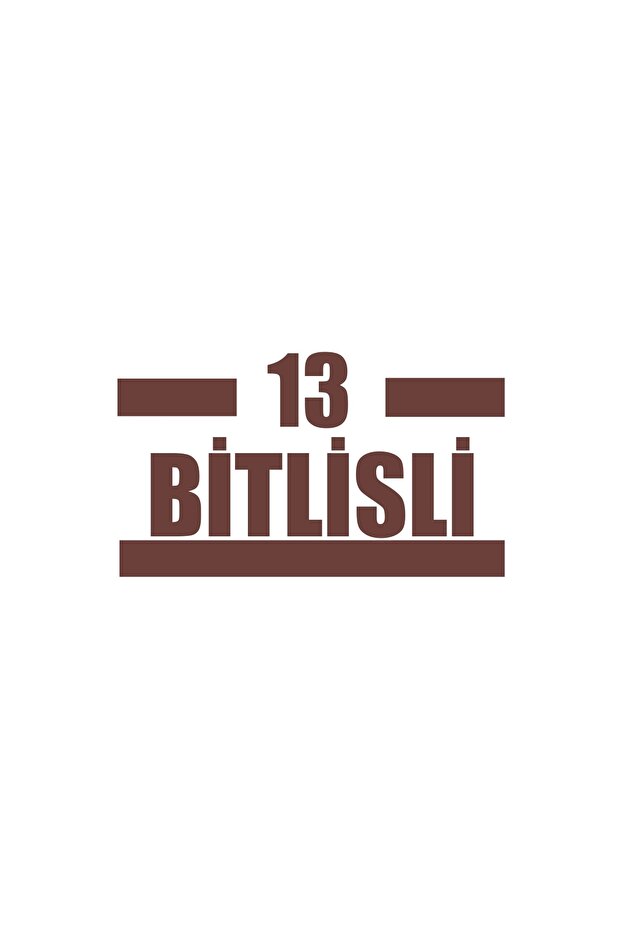 13 ملصق سيارة بستايل 17x17 سم بني