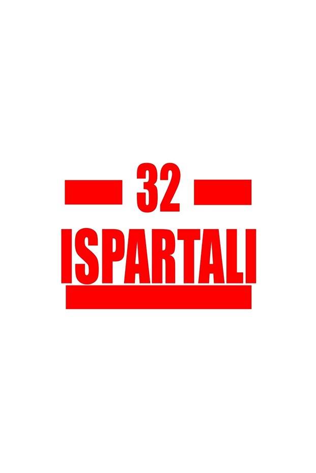 32 ملصق سيارة إسبارتا 17x17 سم أحمر