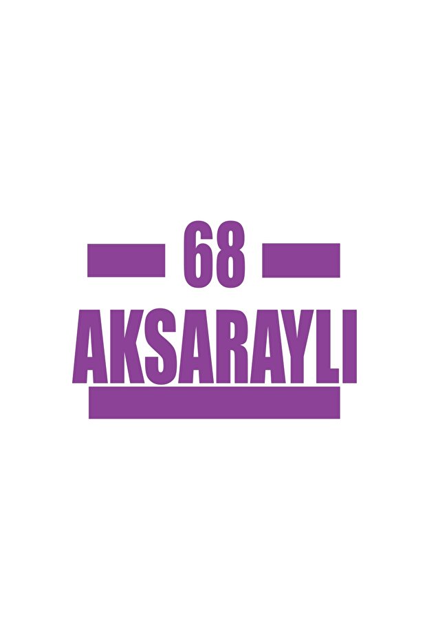 68 ملصق سيارة أكساراي 17x17 سم أرجواني