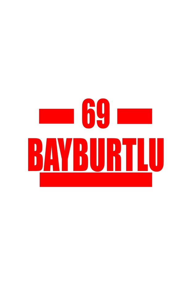 69 Bayburtlu Car Sticker 17X17 cm Red