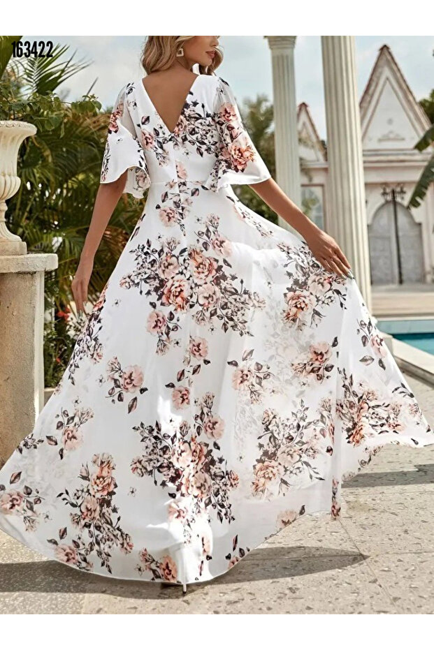 Rochie lungă de vară florală de damă - 3