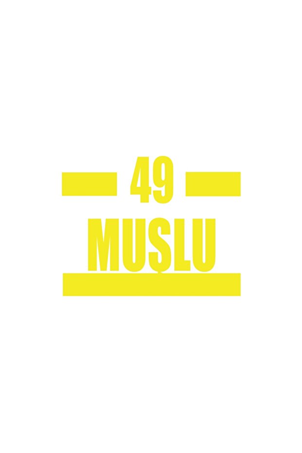 49 Horse Car Sticker 17X17 cm Yellow