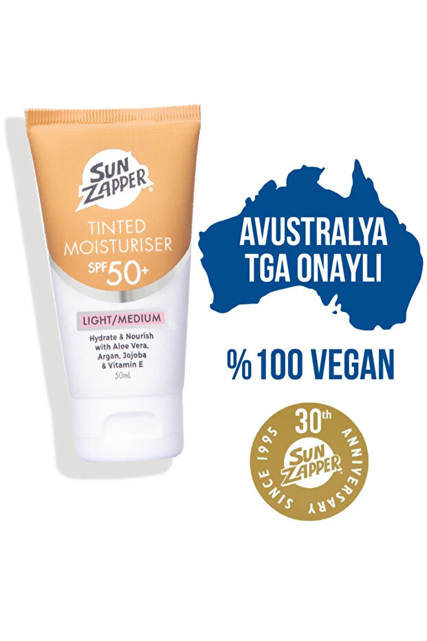 Tinted Moisturiser Light/Medium SPF 50+ 50ml - 2