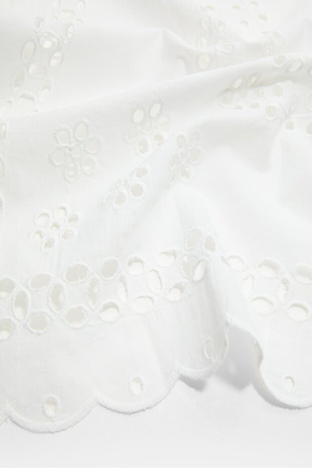 Nakışlı pamuklu fular - 3