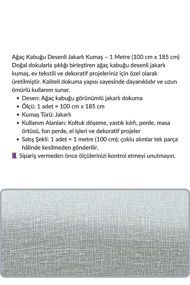 jakarlı kumaş , kirlent kılıfı koltuk kılıfı için kullanılır , kalın esnektir 100cm x 185cm - 2