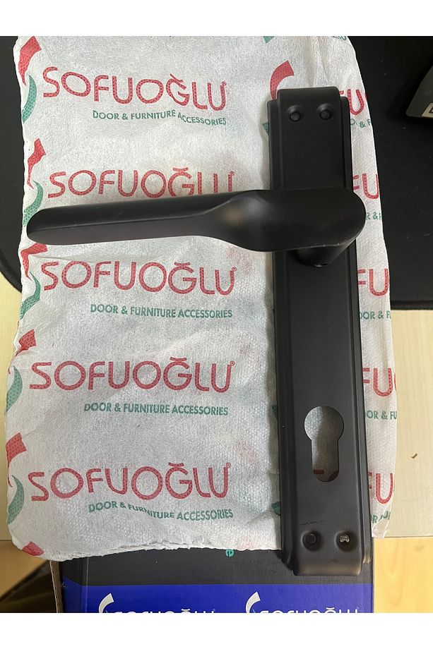 Lüx paslanmaz Sofuoğlu siyah anka mat yale-cümle kapı kolu 1. Sınıf - 1