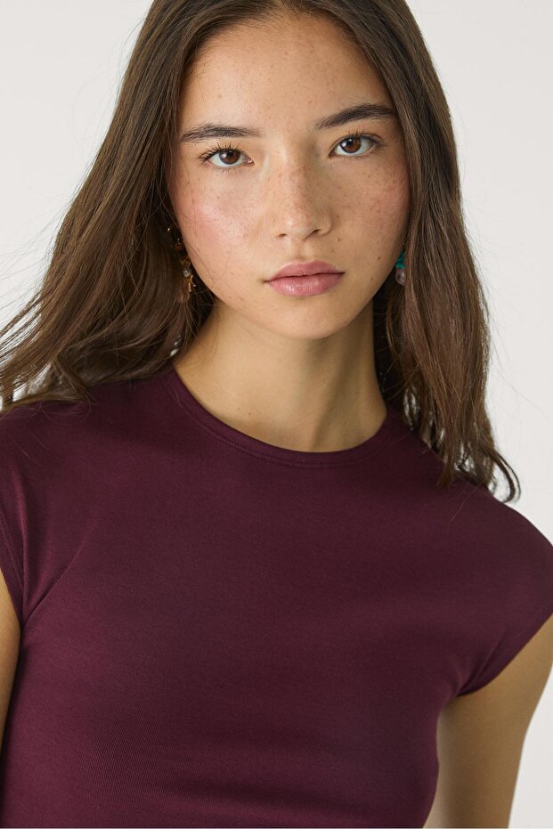 Basic crop fit t-shirt - 3