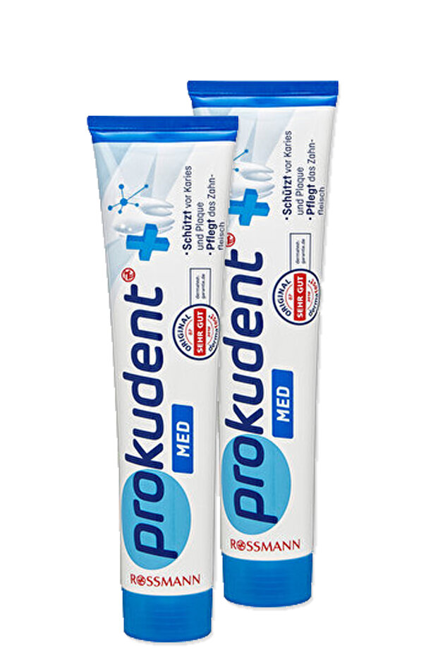 Med Effective Against Caries, Plaque and Tartar Formation 125 ml (2 Pieces)