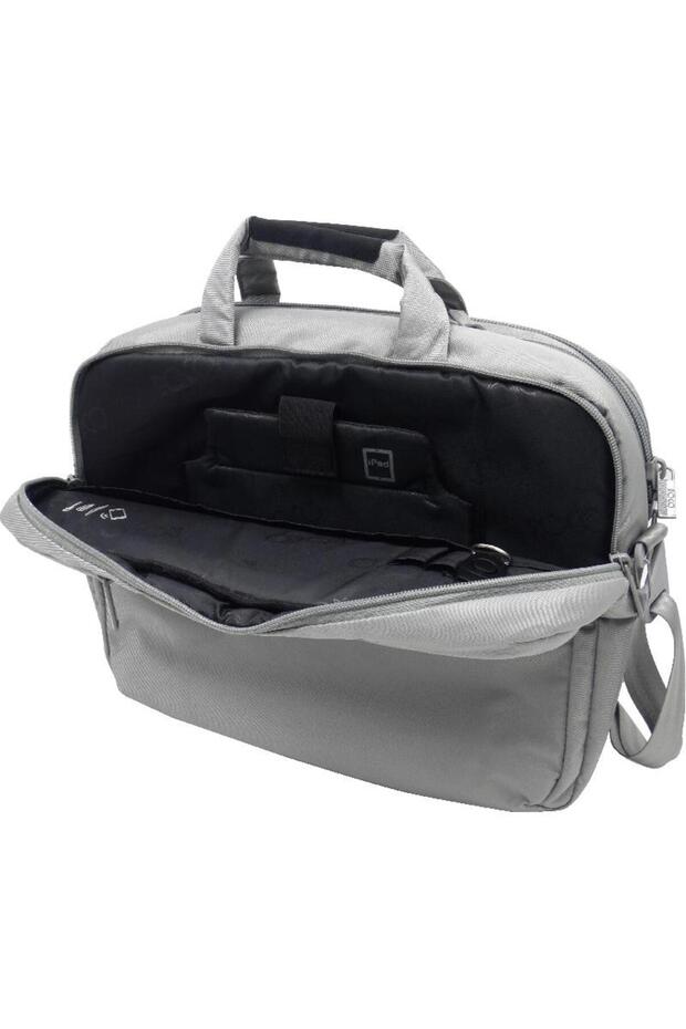 حقيبة عمل - تناسب الأجهزة مقاس 15 بوصة، لون رمادي - 4