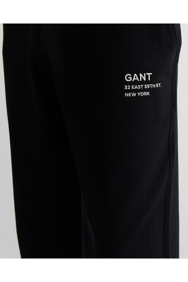 Erkek Siyah Regular Fit Eşofman Altı - 5