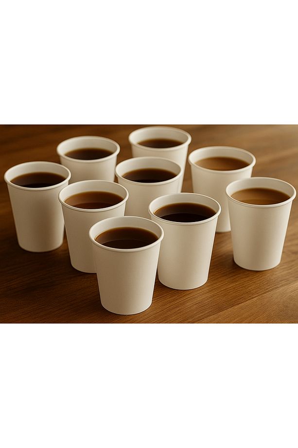 KARTON BARDAK 8 OZ 50'Lİ KAHVE ÇAY KAĞIT BARDAK - 1
