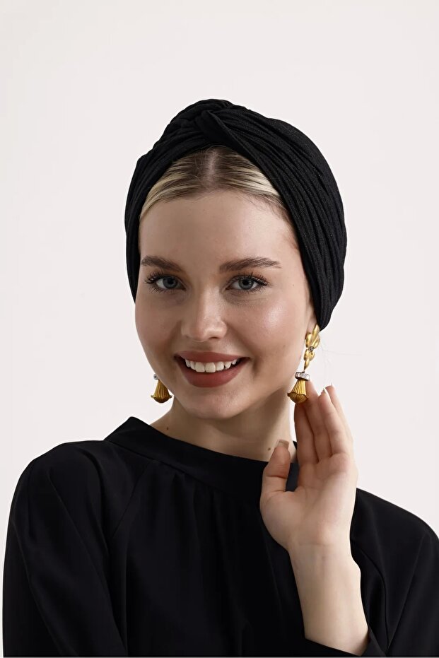 Piliseli Dolgusuz Bone Siyah - 2