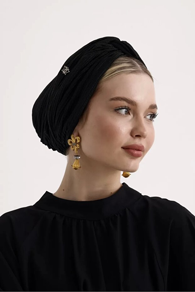 Piliseli Dolgusuz Bone Siyah - 4