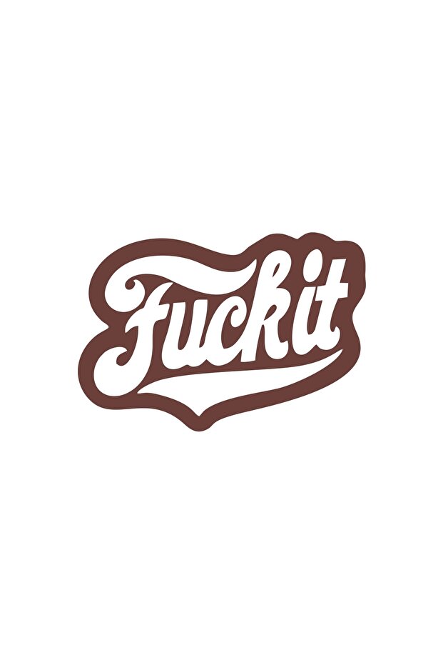  It Sticker 17X17 cm Brown