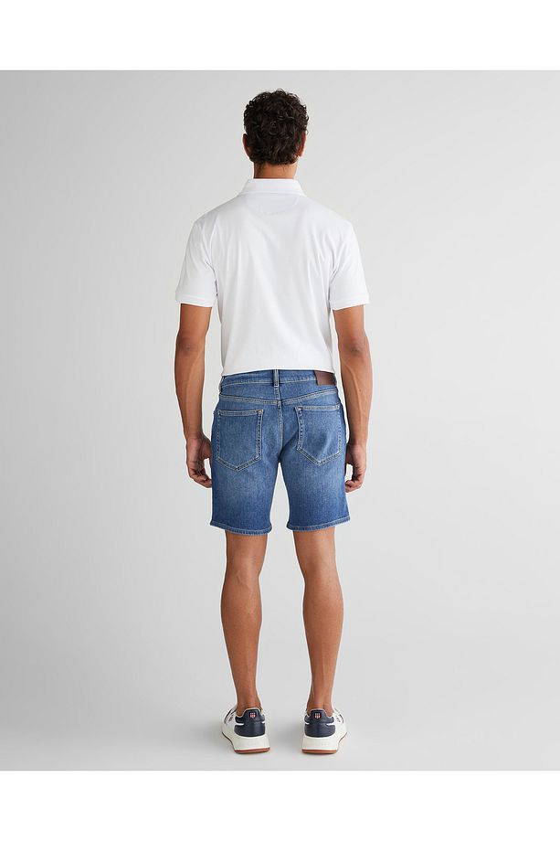 Erkek Mavi Regular Fit Şort - 2