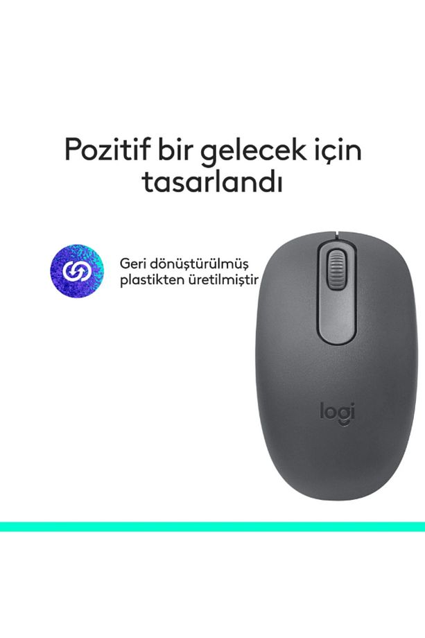 M196 Bluetooth Kablosuz Mouse ve Nero 15.6 inç Notebook Sırt Çantası - Siyah - 5