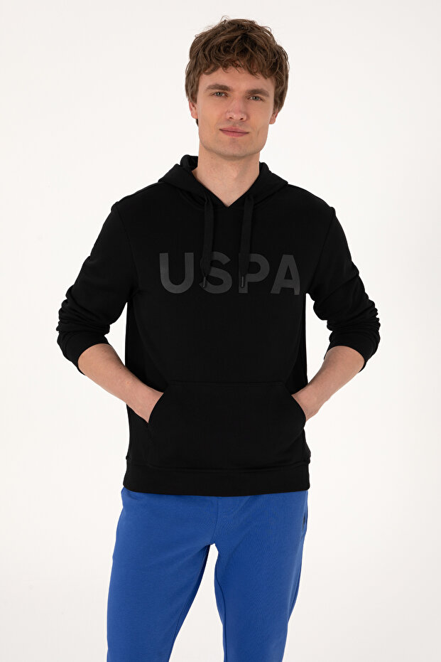 Men's Black Basic Sweatshirt 50289056-Vr046