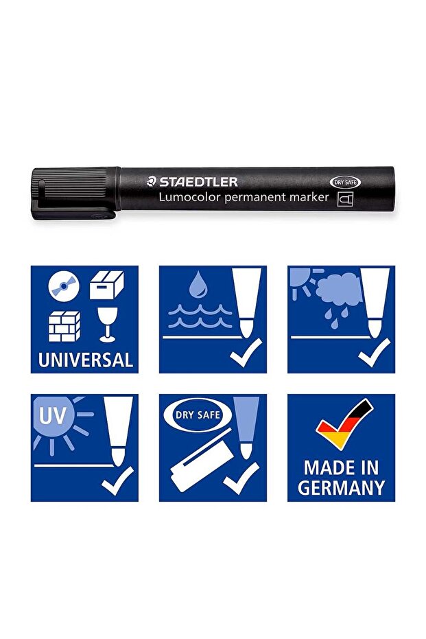 Marker permanent universal 2mm, Lumocolor, 352 Violet - 4
