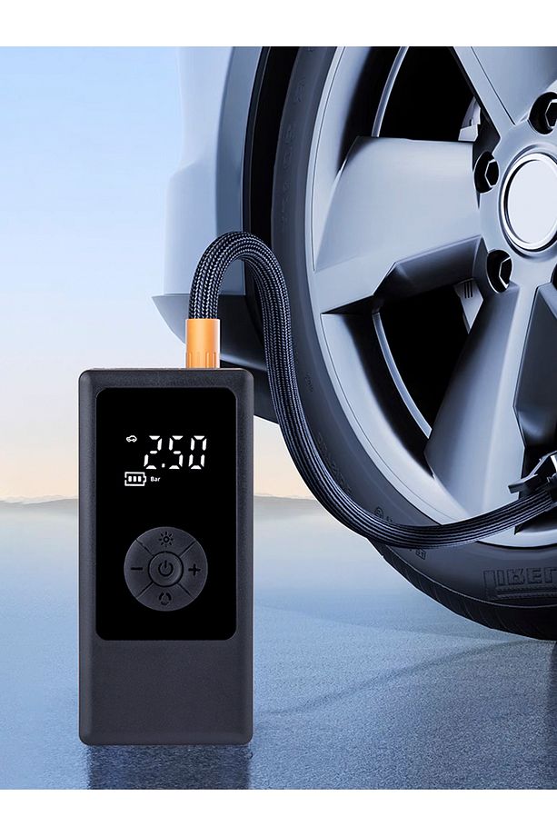 A6699 Kablosuz Dijital Araç Hava Kompresörü | 150 PSI | 4000mAh | 4 USB | LCD Ekranlı & LED Iş - 4