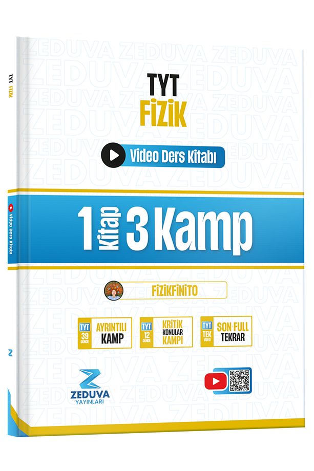 Fizikfinito TYT Fizik 1 Kitap 3 Kamp Video Ders Kitabı - 1