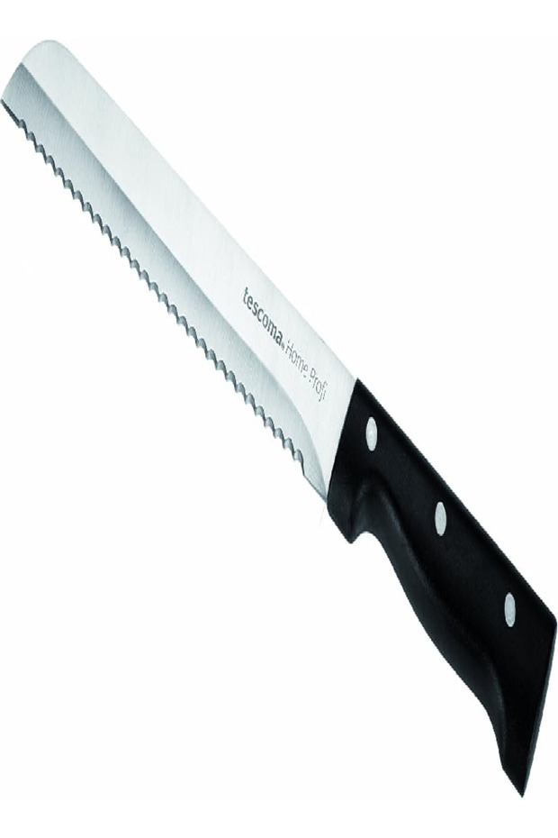 سكين خبز هوم بروفي - مقبض أسود، حاد ومتين - 1