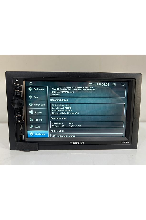 X-707A   UYUMLU ANDROİD 7 İNÇ DABIL TEYP 4/64 PRO - 8