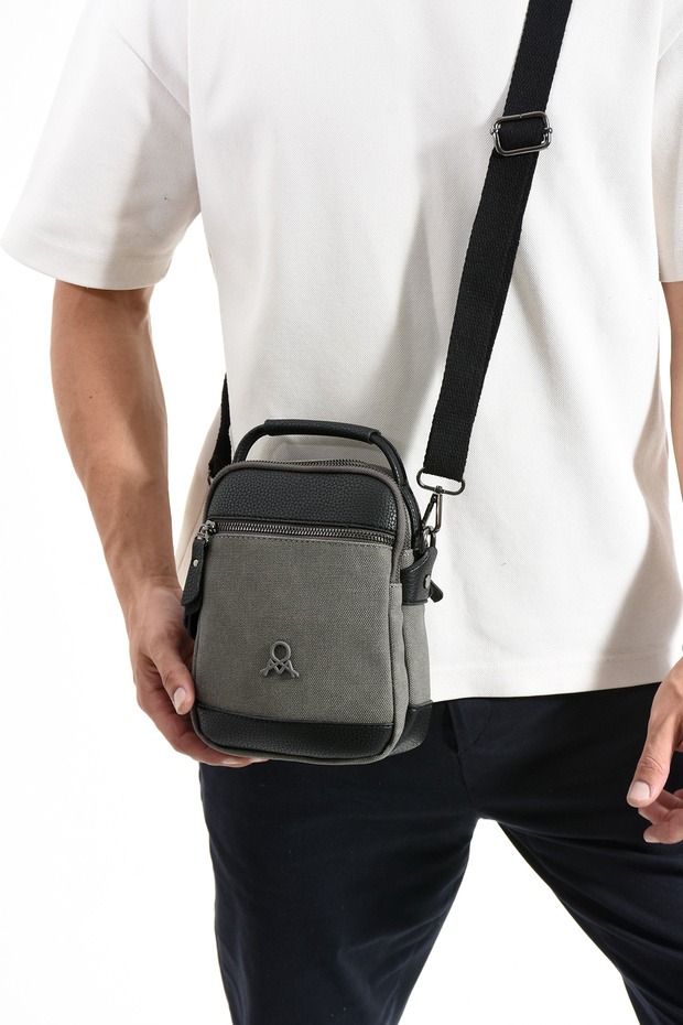 3 Compartment Zippered Adjustable 1st Quality Cross Strap Waterproof Shoulder Bag