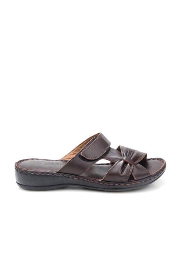 Ldr 03350 Women's Orthopedic Women's Leather Slippers