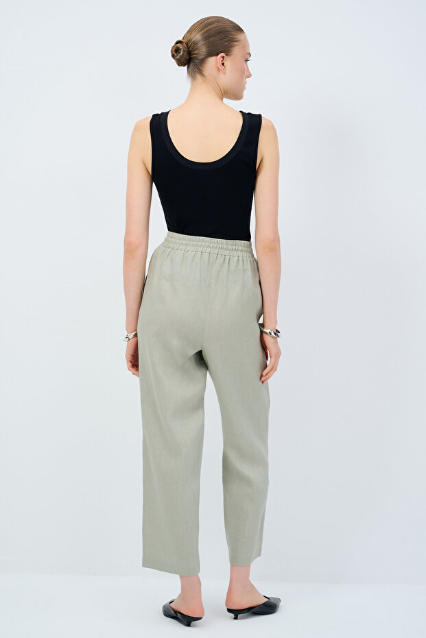 Beli Lastikli Pantolon - 6